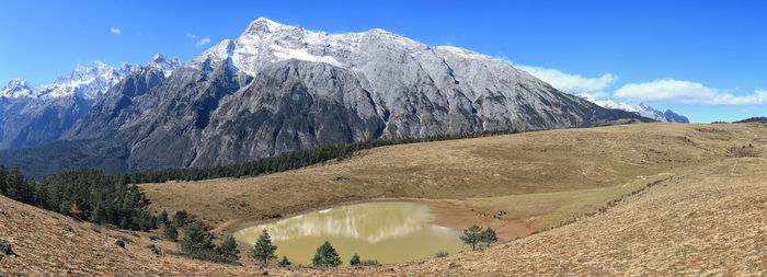 Panoramic view of landscape against sky