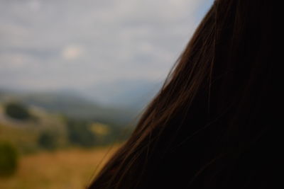 Close-up of young woman