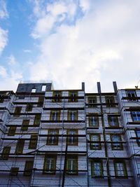 Low angle view of building against sky