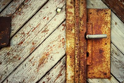 Close-up of wooden plank