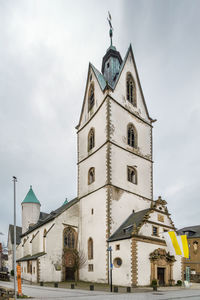 Busdorf church in the historical center of paderborn, germany