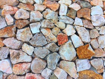 Full frame shot of stone wall