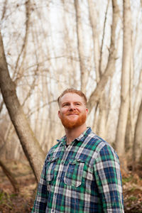 Portrait of man smiling