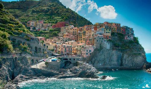 View of town at waterfront