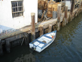 Boats in canal