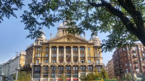 Low angle view of building against sky