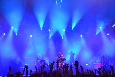 Crowd at music concert