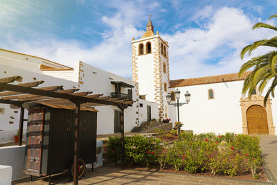 Cactus garden in the small town of betancuria, fuerteventura, canary islands