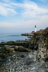 Portland lighthouse in maine
