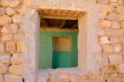 Window of old building