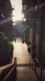 Street amidst buildings in city