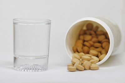 Close-up of drink in bowl