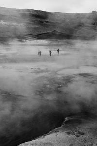 Group of people on shore