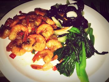 Close-up of food in plate