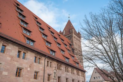 Low angle view of building against sky