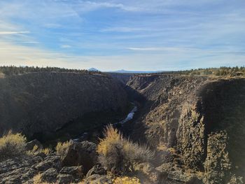 Panoramic view of landscape against sky