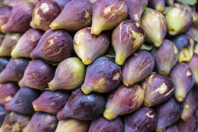 Full frame shot of onions for sale at market stall