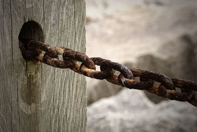 Close-up of rusty metal