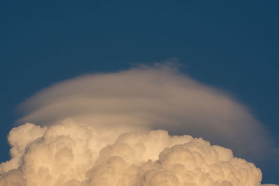 Low angle view of cloudscape against sky