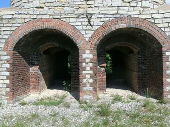 Low angle view of old building