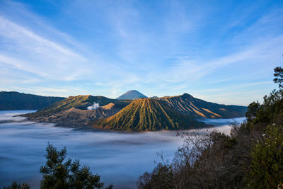 Landscape of mount bromo indonesia