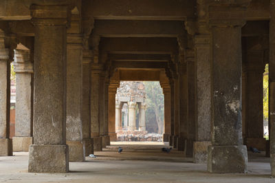 Corridor of historic building