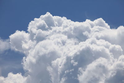 Low angle view of clouds in sky