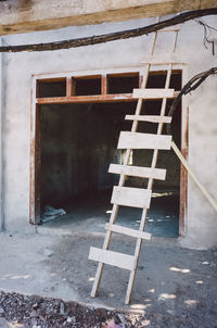 Interior of abandoned house