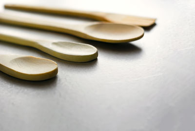 High angle view of bread on table