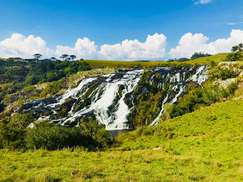 Scenic view of landscape against sky