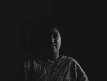Portrait of teenage girl