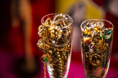 Close-up of drink in glass