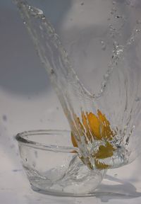 Close-up of drink in glass