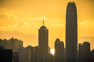 Skyscrapers in city