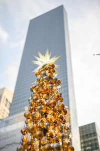 Close-up of christmas decorations