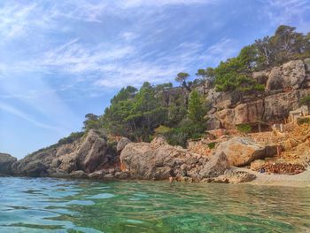 Beautiful beach on the island of hvar