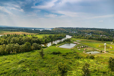 The famous shishkin ponds in yelabuga. tatarstan