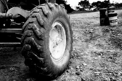 Old building on field