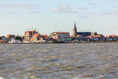 View of buildings at waterfront