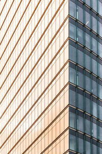 Full frame shot of modern glass building