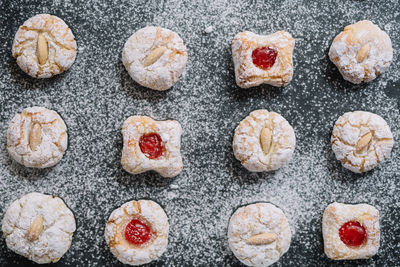 Full frame shot of cookies