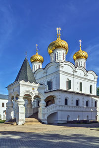 View of building against blue sky