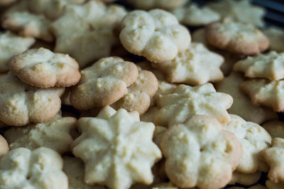 Full frame shot of cookies