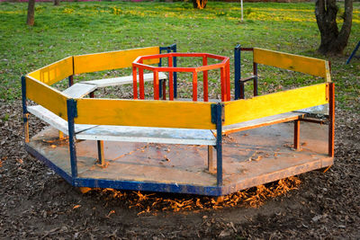 Merry-go-round at park