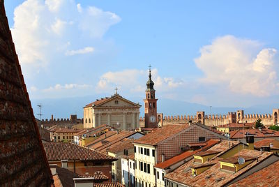 View of buildings in city