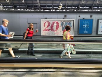 Group of people sitting in bus