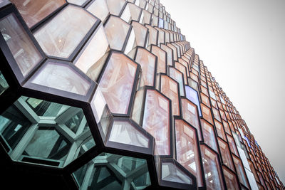 Low angle view of building against clear sky