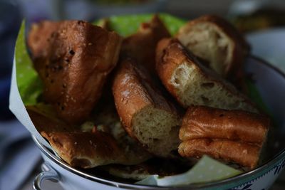 Close-up of food in plate
