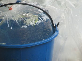 Close-up of plastic bag