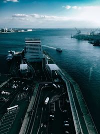 View of city at waterfront